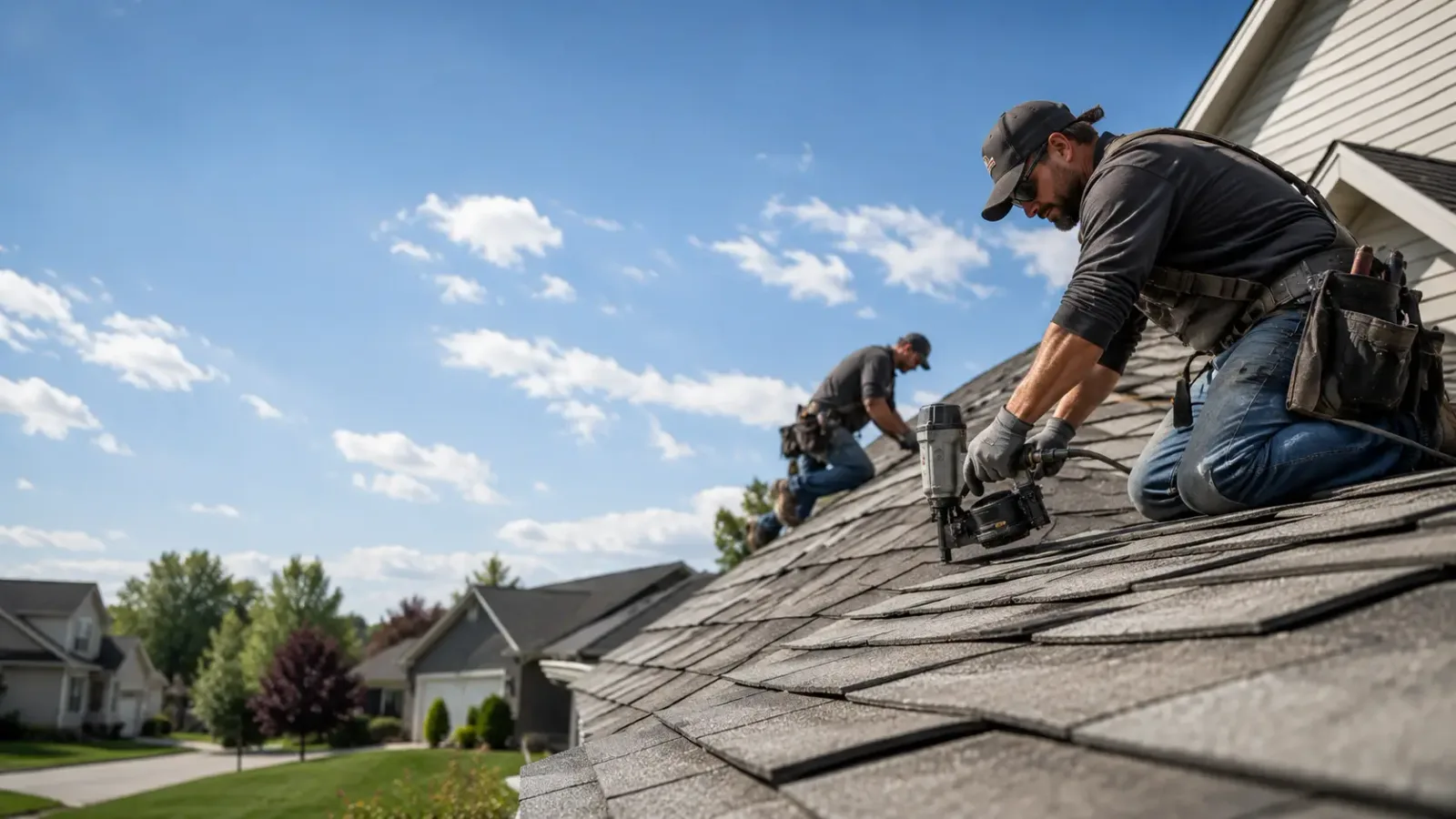 Storm Damage Roof Repair in Dustin, OK near me